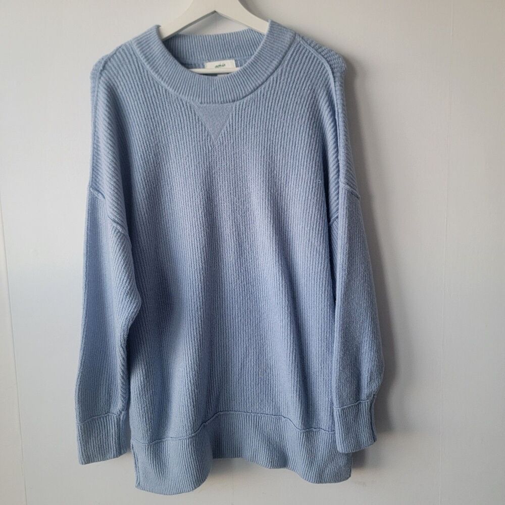 Aerie womens Like Candy Crew Sweater size S Loose fit‎ Longer length